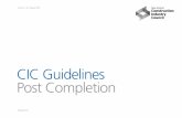 CIC Guidelines Post Completion - NZ Construction …nzcic.co.nz/wp-content/uploads/2015/10/9-CIC-2016-Post-Completion.… · CIC Guidelines Post Completion ... Surveyor Architect