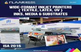 Trade Show May 2015 Wide-format Inkjet Printers textile ... · Wide-format Inkjet Printers (textile, latex, UV ) ... AGFA of course has a major presence in traditional printing for