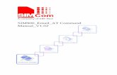 SIM900 Email AT Command Manual V1 - GSM Terminal · SIMCom offers this information as a service to its customers, to support application and engineering efforts that use the products