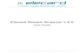 Elecard Stream Analyzer v 4 · Select HASP-SL for PC-based or HASP-HL for dongle-based activation in the Offline activation ... Elecard Stream Analyzer v.4.0 User Guide ...