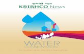 H¥$^H$mo Ý¶yO KRIBHCO News · KRIBHCO News H¥$^H$mo Ý¶yO A§H$ 58, OwbmB©-{Xg§~a 2017 Vol 58, July-December 2017 WATER CONSERVATION…... for Sustainable Life and Agriculture