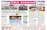 Pic by Dimuthu Premaratne ‘Customs duo took money …pdfs.island.lk/2010/03/11/p1.pdfThe Island, yesterday that ... Reinsurance premiums fall after war Terrorism policy ... Today,