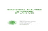 STATISTICAL ANALYSES OF PARKING BY LAND USE · STATISTICAL ANALYSES OF PARKING BY LAND USE Monroe County Department of Planning and Development Planning Division 50 West Main Street,
