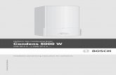 Condens 5000 W - bosch-climate.com.au · Installation and servicing instructions for contractors Hydronic Gas Condensing Boiler Condens 5000 W 6 720 613 085-00.1O ZSB 30-2 A ...|