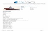 42m Wellhead Maintenance Vessel - SeaBoats · 42m Wellhead Maintenance Vessel Listing ID: 3019 DESCRIPTION: 42m Wellhead Maintenance Vessel DATE LAUNCHED: 2004 ... 17 nos. x Monark