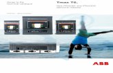 Annex to the Tmax T6. technical catalogue New ... - SACE Sales · New PR223EF and PR223DS electronic releases ... The new Tmax T6 is the first 1000 A size circuit-breaker ... ABB