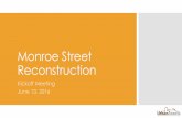 Monroe Street Reconstruction - City of Madison, Wisconsin · Table Conversation #1 ... encourage community involvement. Members 1. ... revitalization of Park, Regent and Monroe St.