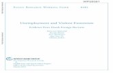 Unemployment and Violent Extremism - …documents.worldbank.org/curated/en/... · Transnational terrorist organizations such as the Islamic ... went to Iraq and Syria between the