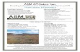 SAndrews ASM resume short version - asmaffiliates.com · ASM Affiliates, Inc, Providing Cultural Resources Compliance Services Since 1977 PROJECT EXAMPLES Title: Class Ill Archaeological