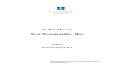 Water Management Plan - Mine 2015r.pdf · 2.1.5.2 Haul Road Drainage ... MSFMF Mine Site Fueling and Maintenance Facility ... The objective of the Water Management Plan - Mine is