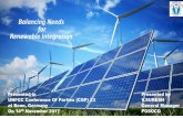 Balancing Needs for Renewable Integration - indiaatcop23.orgindiaatcop23.org/images/presentation/Balancing Needs for Renewable... · Average Variation of 500 MW from June to September