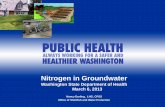 Nitrogen in Groundwater - Thurston County | Home · Office of Shellfish and Water Protection . 2 Source Soils Aquifer Nitrogen in Groundwater. 3 ... Disposal for wastewater Treatment