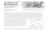 The Riddle of the Red Queen - Case studysciencecases.lib.buffalo.edu/cs/files/red_queen.pdf · Case CacopyCsyroi ropagyogshtlosyapdeCboeCogpeyCpy “The Riddle of the Red Queen”
