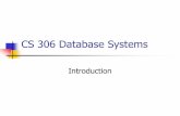 CS 306 Database Systems - Sabancı Üniversitesipeople.sabanciuniv.edu/ysaygin/documents/lectures/CS306...PROJECT Form your group Step 1: Write a one page report describing what you