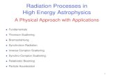 Radiation Processes in High Energy Astrophysics · Radiation Processes in High Energy Astrophysics A Physical Approach with Applications • Fundamentals • Thomson Scattering •