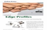 routed Edge Profiles - Woodsmith.com · routed Edge Profiles Bearing can be removed for deeper cut You don’t need a drawer full of router bits to create ... Each of the molded edges
