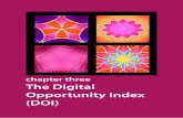 chapter three The Digital Opportunity Index (DOI) · The Digital Opportunity Index ... band or 3G). This means that ... b and c use different scales. 2) Higher score means better