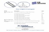 Door Edges & Astragals - Activar Construction Products … · Door Edges Single 93 Degree with Astragal E11 DH - Door Edges Hinge Side Hinge Edge Guard with Cutout Ordering Page E-12