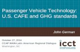 Passenger Vehicle Technology: U.S. CAFE and GHG …ccap.org/assets/German-US-CAFE-and-GHG-standards.pdf · [1] China's t arget refl ect s gasoline fl eet scenario. If including ot