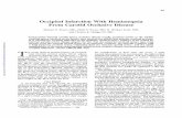 Occipital Infarction With Hemianopsia From Carotid ...stroke.ahajournals.org/content/strokeaha/20/3/409.full.pdf · 409 Occipital Infarction With Hemianopsia From Carotid Occlusive