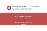 INDUSTRIALS SECTOR - fisher.osu.edu - Industrials... · •Business Analysis •Economic Analysis •Financial Analysis •Valuation Analysis •Recommendation ... –Couriers Sector