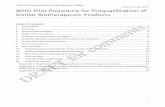 WHO Pilot Procedure for Prequalification of SBPs … · WHO Pilot Procedure for Prequalification of SBPs version 19 July 2017 3 A pharmaceutical product type that contains a drug