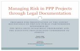 Legal Aspects of Limiting Risk in PPP Projects - OECD.org · implementation of the project, or ... Insurance is component of limiting financial risk, but not an alternative to appropriate