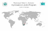 Gymnastics Levels Program - Judging · Version 14.0 Final Page 3 of 44 The men's Levels Syllabus is aimed at catering for medium to long term recreational gymnasts. MAG's Levels Syllabus