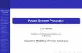 Power System Protection - NPTELnptel.ac.in/courses/Webcourse-contents/IIT Bombay/Power System... · Power System Protection S.A.Soman Review of Per unit Calculation and Modeling of