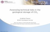 Assessing risks in the geological storage of CO2 - iea.org · Assessing technical risks in the geological storage of CO 2 ... This requires a detailed assessment of risks and ...