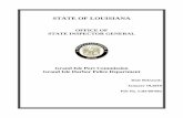STATE OF LOUISIANA · STATE OF LOUISIANA . OFFICE OF ... Louisiana Revised Statute 40:1376 provides for the use of such badges by only a few, ... CID-09-002 • • • ...