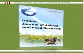 ONLINE JOURNAL OF ANIMAL AND FEED RESEARCH of OJAFR, Volume... · ONLINE JOURNAL OF ANIMAL AND FEED RESEARCH ... Habib Aghdam Shahryar, PhD, Associate Professor of ... not shah Jalal