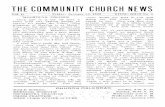 THE COMMUNIT CHURCY NEWHS - smfpl.org · THE COMMUNIT CHURCY NEWHS Vol. II Friday, Januar 18y 193, ... my thousan readerd in Stows you, , ... Church an friend 'ar requestese d