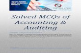 Solved MCQs of Accounting & Auditing Solved MCQS.pdf · Solved MCQs of Accounting & Auditing Courtesy Xarra Hussain cssforum Note: This document is intended to be correct and relevant