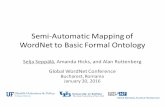 Semi-Automatic Mapping of WordNet to Basic Formal Ontologygwc2016.racai.ro/Slide-uri/day04/Seppala, Semi-Automatic Mapping of... · Semi-Automatic Mapping of WordNet to Basic Formal