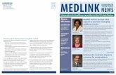 Information for healthcare providers in the Tri-state Region · Information for healthcare providers in the Tri-state Region MEDLINK NEWS 8 Also in this issue: Hematology/oncology