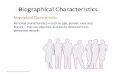 Biographical Characteristics - WikiEducatorwikieducator.org/images/f/fa/Ob_lecture_individual... · 2009-08-26 · KJG Organizational Behaviour Biographical Characteristics Biographical
