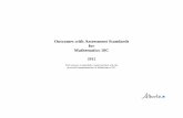 Outcomes with Assessment Standards for Mathematics 10C · Outcomes with Assessment Standards . for . ... Outcomes with Assessment Standards for Mathematics 10C Table of ... Students