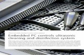 Embedded PC controls ultrasonic cleaning and disinfection ... · Embedded PC controls ultrasonic cleaning and disinfection ... tensive testing. “With the ultrasonic ... Embedded