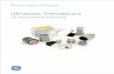 Ultrasonic Transducers · Ultrasonic Transducers ... Tables and Formulas 43. 2 ... – High temperature delay line enables testing on surfaces up to 400°F (200°C).
