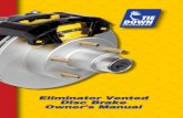 Eliminator Vented Disc Brake Owner’s Manual - Load Rite · head design allows fast removal for easy servicing. ... *Haynes Automotive Disc Brake Manual. Tr 46 46 kk 2