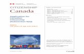 Immigration Canada CITIZENSHIP Canada - iranianinfo.ca · Card (PRC) if you have one Immigration documents that prove your status as a permanent resident (landed immigrant) of Canada.