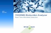 ISPE Sep 2016 7000RMS Bioburden Analyzer - NemTilmeld · 7000RMS Bioburden Analyzer ISPE Sep 2016 Real Time Microbial Detection