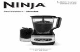 Professional Blender - Ninja® Kitchen Blenders, Food ... · 3 1-877-6465288 Contents Thank you for purchasing the Ninja® Assembly and Use of the Pitcher Professional Blender. Getting