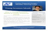Young Investors Month - Constant Contactfiles.constantcontact.com/7cf79ba2101/6bd600ce-73d... · May is Young Investors Month at Taylor Financial ... income to compound can have a