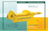 LANTEC LW Series Winches - Wainbee · The LANTEC LW Series Winches are a modular construction consisting of: ... Brake Module Multi-disc, wet friction brake is spring force applied,