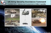 US Army Security Assistance Command - IDEEA · US Army Security Assistance Command ... 81 MM Mortar. Raven. Georgia: NVDs. Communications. ... Slide 1 Author: USASAC User Created
