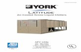 Air-Cooled Screw Liquid Chillers - usair-eng.com · With the introduction of the YCIV model air-cooled chiller, system designers are given the Latitude™to . ... YCIV Air-Cooled
