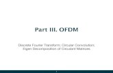 Part III. OFDMhomepage.ntu.edu.tw/~ihwang/Teaching/Fa17/Slides/Lecture...4 Discretized DTFT: Discrete Fourier Transform Idea: use the discretized version of DTFT/IDTFT u m = Z 1/2