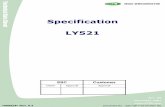 Specification - Digi-Key Sheets/Seoul Semiconductor/LY521... · Outline Dimensions 8. Packing 9. Soldering ... Optical Efficiency ŋelc - 50 - lm/W ... Dominant Wavelength[5] λd